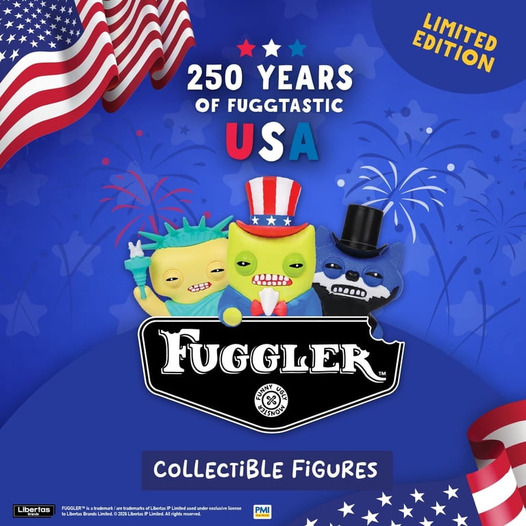 Fuggler Figures 250th Anniversary USA Patriotic Collectible Figure