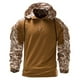 thumbnail image 2 of Sudaderas Con Capucha Para Hombre Camuflaje Costura Media Cremallera Con Capucha Cordón Suéter Militar de Manga Larga Odeerbi ODB-4, 2 of 9