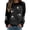 Black, variant on Arlun Halloween Boo Sweatshirts for Women Ghost Sequin Printed Crew Neck Hoodless Pullover Tops Funny Spooky Season Long Sleeve Shirt Casual Sparkle Graphic Fall Top White XL