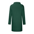 thumbnail image 4 of Cardigan for Women Zpanxa Hood Cardigan for Women, Plus Size Winter Warm Sweater Outwear, Single Breasted Long Sleeves Coat with Pocket Green XL, 4 of 4