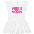 thumbnail image 3 of Inktastic Mimi's Girl Pink with Hearts Girls Toddler Dress, 3 of 5