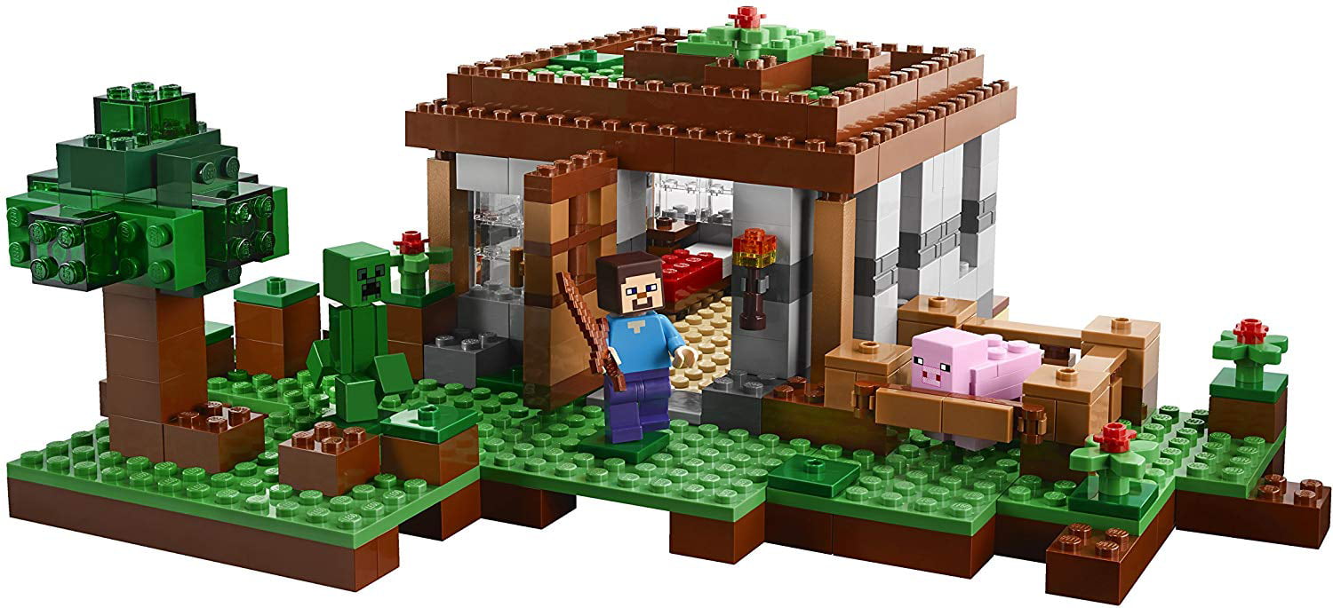 LEGO Minecraft 21115 - The First Night Building Blocks Set - Walmart.com