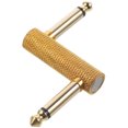 thumbnail image 1 of unbranded Conector Para Pedal De Guitarra 6.35 Mm Dorado Con En Z Para Conexión Flexible Y Duradera, 1 of 6