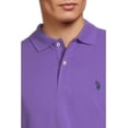 thumbnail image 4 of Camisa Polo de Piqué de Algodón Sólido para Hombre U.S. Polo Assn. Ultra Púrpura, 4 of 4