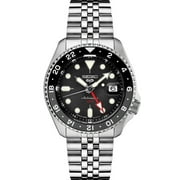 TYS JEWELERS Seiko 5 Sports Automatic GMT Watch with Black Dial #SSK001