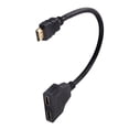 thumbnail image 1 of 1080p macho, adaptador divisor de 1 a 2 vías un cable hurbra dual para tv hd, 1 of 7