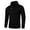 Black, variant on Lovskoo 2024 Mens Sweaters Casual Fall and Winter Pullover Stand Collar Button Long Sleeve Thin Velvet Sweater Coat Claret