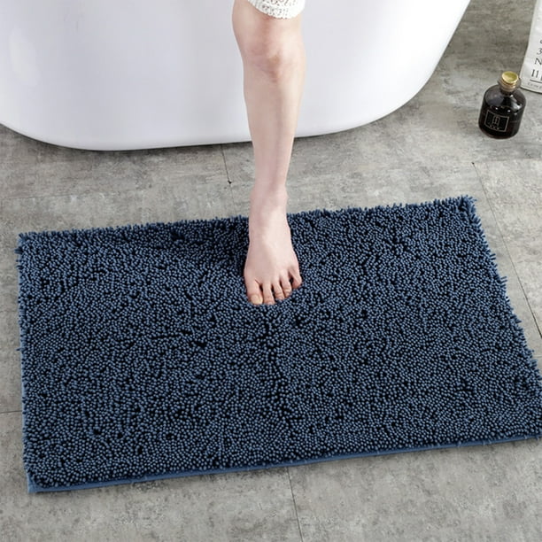 Haykey Luxury Chenille Bath Rug, Extra Soft And Absorbent Shaggy
