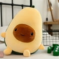 thumbnail image 1 of Lindo juguete de peluche de aguacate, almohada de fruta suave, cojín de sofá de dibujos animados, regalos de cumpleaños para niñas y niños, 1 of 12