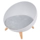 thumbnail image 1 of Cama semiesférica para mascotas, cama abierta y en forma de cuenco para dormir para perros y gatos pequeños, 1 of 5