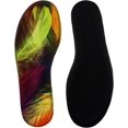 thumbnail image 2 of HSHDLDF Semelles en Mousse à Mémoire de Forme pour Femmes Confort Coussinets de Chaussures Plats Semelles Intérieures de Remplacement Multi 9.5 US, 2 of 7