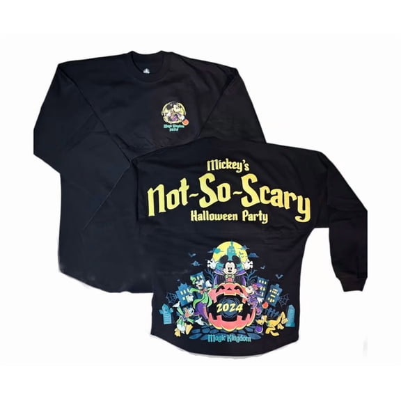 Disney World Mickey's Not So Scary Halloween Party 2024 Spirit Jersey Shirt Size: XL