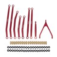 thumbnail image 1 of Tholdsy Varillas de tracción, componentes de enlace de juguete para vehículos profesionales, reemplazo de varilla de enlace de alta Kits de construcción modelo Rojo, 1 of 6