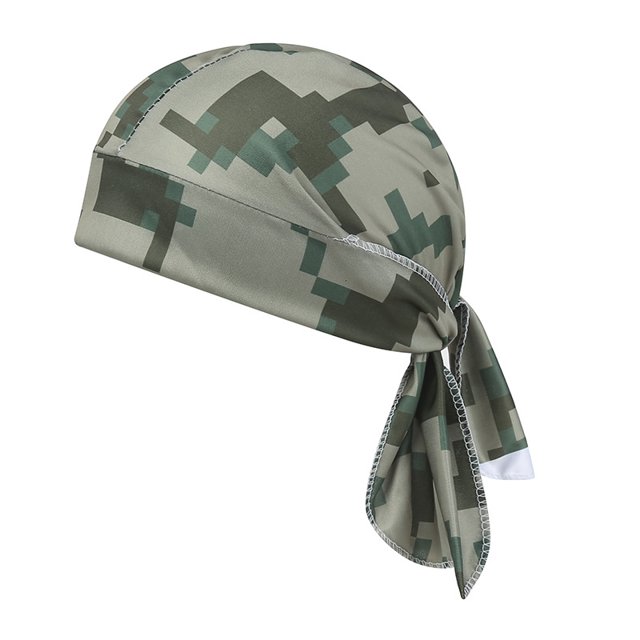 Outdoor Camouflage Pirate Hat Riding Headband Turtleneck Sunscreen Sports Breathable Digital Printed Hat