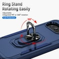 thumbnail image 2 of Decase for Google Pixel 9A Rugged Case with Ring Holder, Shockproof Phone Case Rugged Heavy Duty Cool Cover,Military Grade Drop Protection,Kickstand Cover for Google Pixel 9A,Blue, 2 of 10