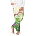 thumbnail image 2 of Hirioo Plants and Insects for Teenagers' Pajama Pants Womens Lounge Pants with Pockets Pj Bottoms Pants for Men-Medium, 2 of 6