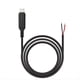 thumbnail image 3 of Cable Conector de Cargador de Fuente de AlimentacióN con Conector Macho y Hembra USB Tipo C, Cable de ReparacióN, Cable Tipo Soldadura, Cable de 2 NúCleos, 3 of 5