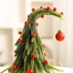 thumbnail image 4 of Adornos navideños, regalos navideños, mini árbol navideño decorativo con tronco torcido para crear escenas festivas, decoraciones para festivales., 4 of 6