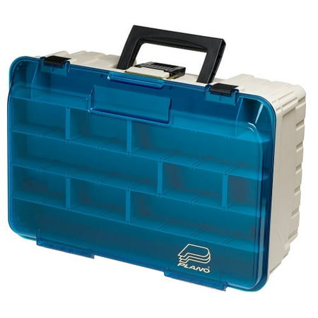 Plano Two Level Magnum 3500 Tackle Storage Box, Beige/Blue
