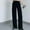 Black, variant on lulshou Women's Fashion Style Cargo Pants Straight Slim Work Pants Trousers Pants Casual Cargo Pants with Pockets
