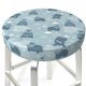 thumbnail image 3 of Balery Cute Hippopotamus Fundas de asiento para taburete de bar redondo de tela de terciopelo ajustables que protegen de arañazos y manchas para sillas de 14 a 17 pulgadas.-12 inch, 3 of 7