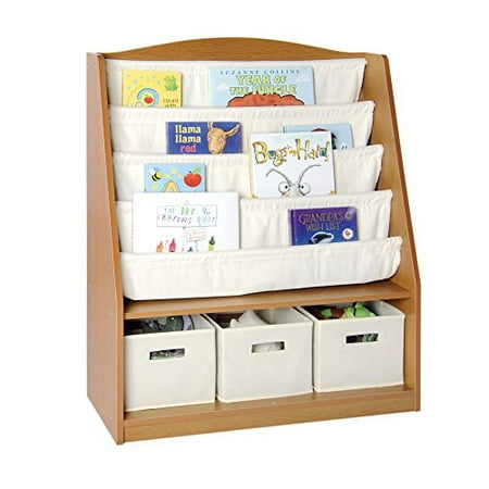 Book And Bin Storage Center School Supply Book Display Rack