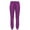 Grape, variant on Women's 5-Pocket Stretch Yoga Jogger Scrub Pants with Rib Waist - Comfortable Fit, Stylish, 13 Colors, Sizes XS to 2XL