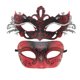 thumbnail image 1 of Máscara de maquillaje para carnaval, para hombres y mujeres, máscara romana de carnaval, máscara de metal de hierro para actuación, máscara de maquillaje para fiesta, máscara estilo pareja para hombre, 1 of 1