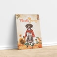 thumbnail image 3 of Happy Thanksgiving German Shorthaired Pointer with Turkey Pumpkins Autumn Vibes Vertical Matte Canvas Poster GSP Lover Dog Gift Wall Art Home Decor - 12018, 3 of 5