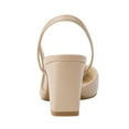 thumbnail image 4 of JENN ARDOR Pointy Cap Closed Toe Chunky Block Heels Slingback Pumps Dress Shoes For Women, 4 of 5
