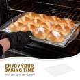 thumbnail image 4 of 6-Piece Carbon Steel Non-Stick Baking Pan Set, Bakeware Set with 1 Baking Sheets, 1 Cooling Racks, 100 Pcs Parchment Papers, 2 Oven Mitts, Tongs & Pastry Brush, 4 of 6