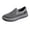 Grey, variant on HTHLVMD Men's Mesh Slip-On Loafers, Breathable Casual Shoes, Lightweight Walking Shoes, Slip On Shoes for Men Orthopedic Walking Loafers With Arch Support Canvas Shoe Casual, Gray 7