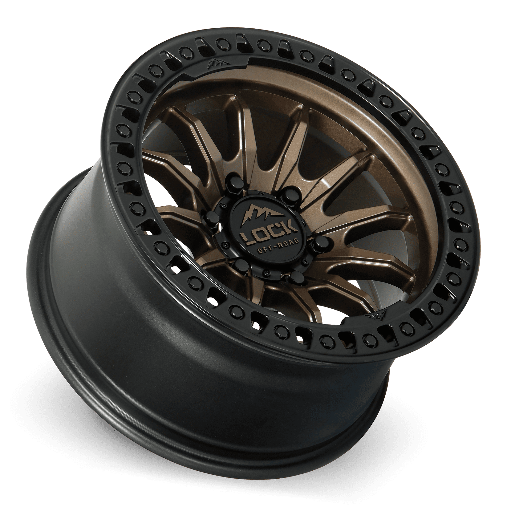 Lock Off-Road Trail Matte Bronze with Matte Black Ring 10-20