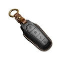 thumbnail image 3 of AMLESO Car Key Fob Cover Auto Accessories Full Protection PU Leather Protector Key Case Shell for Seal Yuan Plus Atto 3 Dolphin Black B, 3 of 9