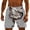 #438-Gray, variant on Men's Funny Animal Print Beach Shorts Novelty Drawstring Swim Trunks with Hidden Pocket Quick Dry Summer Bottoms Gifts for Father