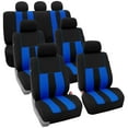 thumbnail image 1 of FH Group Universal Fit Seat Covers for SUV, Sedan, Van , Airbag Compatible, Split Bench Rear Seat - 7 Seaters Blue, 1 of 8