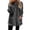 Dark Gray, variant on WTOBBY Women's Oversized Zip Up Hoodie with Fleece Lining, Long Sleeve Pullover Sweatshirt for Fall, Casual and Comfortable Jacket Style,Black L