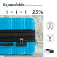 thumbnail image 5 of CLEARANCE! Hardshell Luggage Sets 3 Pcs Spinner Suitcase with TSA Lock Lightweight 20''24''28'', 5 of 9