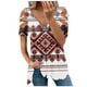 thumbnail image 1 of Blusa de manga corta con cuello en V y cremallera suelta para mujer OAVQHLG3B Store lin121212, 1 of 4