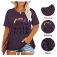 thumbnail image 6 of Anbech Hocus Pocus Shirts for Women's Plus Size Halloween Shirts Its Just A Bunch of Hocus Pocus Oversized Graphic Tee, 6 of 6
