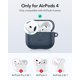 thumbnail image 2 of Funda para AirPods 4 ESR con protección total contra caídas y mosquetón, 2 of 8