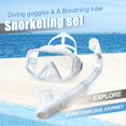 thumbnail image 4 of Set de Snorkel EXP VISION Pano 3 Ventanas Adulto Blanco Perla, 4 of 7