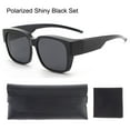 thumbnail image 1 of UV Protection Sun Glasses for Driving Riding Square Shades Polarized Fit Over Glasses Sunglasses Wrap Around A, 1 of 6