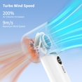 thumbnail image 2 of Ventilador portátil WAFTING Personal Turbo 5000mAh 15h, 2 of 9