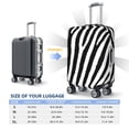 thumbnail image 2 of Zebra Luggage Cover Anti Scratch, Elastic Suitcase Protector Suitcase Covers for Luggage Fits 18-32 Inch Luggage, 2 of 5