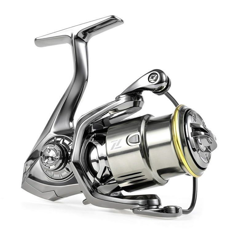 Dual Handle Spinning Reel 5.2:1 Gear Ratio 7+1 Bearing Left Right Hand Fishing Reel, Size: ST3500SDH, Pink