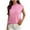 Pink, variant on Dealovy Tops for Women Cap Sleeve Crewneck Pullover Knitwear Top Loose Fitted Comfy Plain Summer Tops