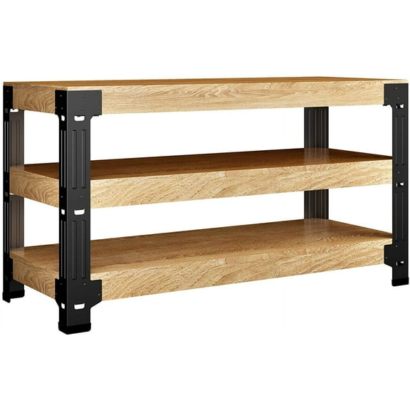 Universal Steel Work Bench Leg Kit, Garage Storage Shelving Frame Workbench Customizable in Sizes and Colors, Maximum 96" Length, 48" Width, 35.4" Height, Black,Lumber Not Included