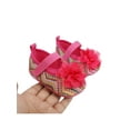 thumbnail image 5 of Seyurigaoka Baby Girl’s Flower Toddler Shoes Vintage Ripple Non-slip Sole Casual Shoes 3-12 Months, 5 of 8