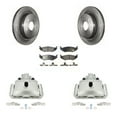 thumbnail image 1 of Transit Auto Rear Disc Brake Caliper Rotors and Ceramic Pads Kit for Car Dodge Ram 1500 KC8-100039T, 1 of 11